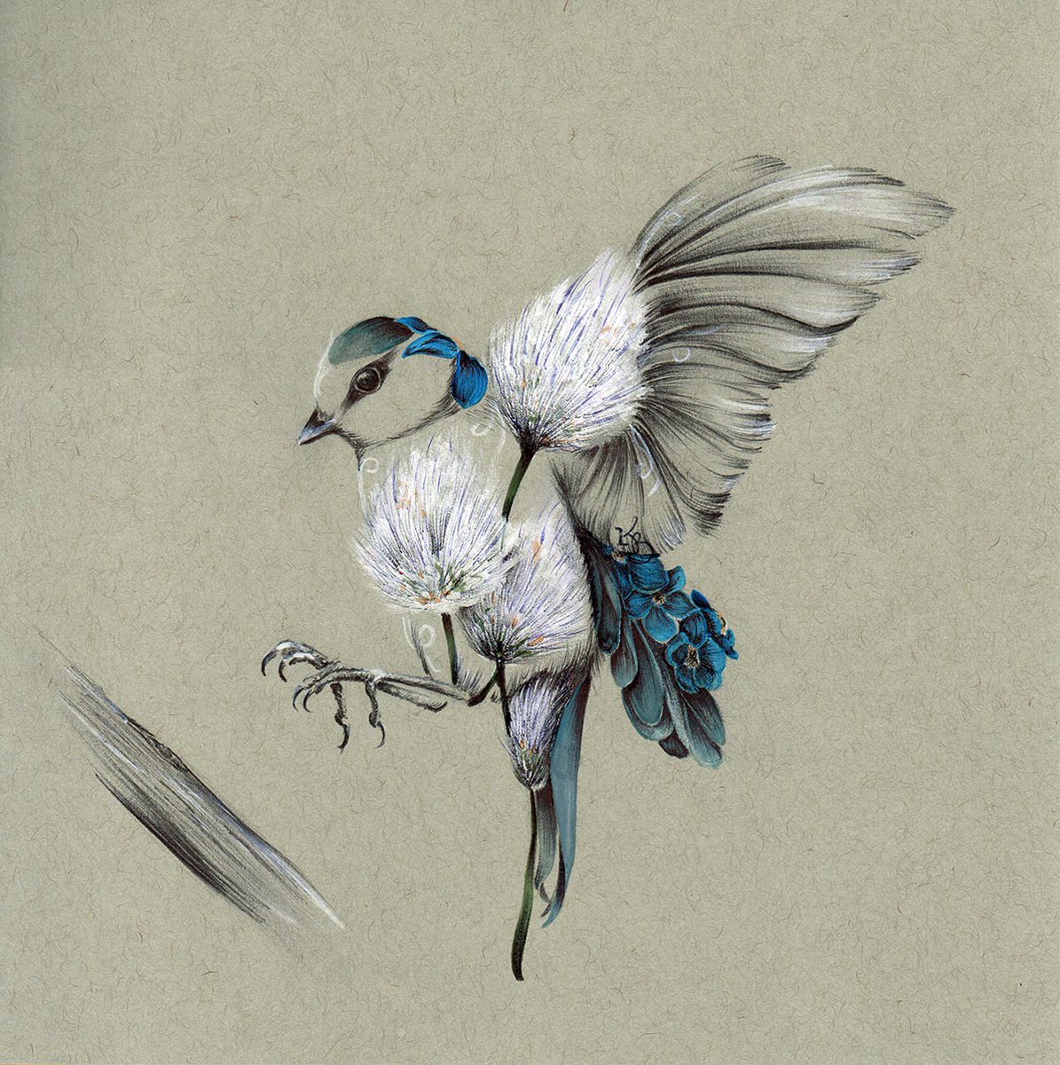 dundeeartfair's tweet photo. Bird drawing by #KatBaxter.  Come along and see more of this #Dundee based artist at #DundeeArtFair on on 24-26 May at #CairdHall.  https://t.co/WPD7FktnbD

#OriginalArt #Art #Nature #Birds #Flowers https://t.co/PYbc8IkVOT