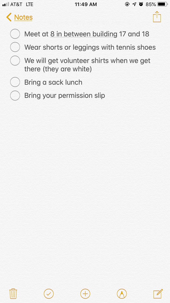checklist for those attending special olympics tomorrow 🤩🤩