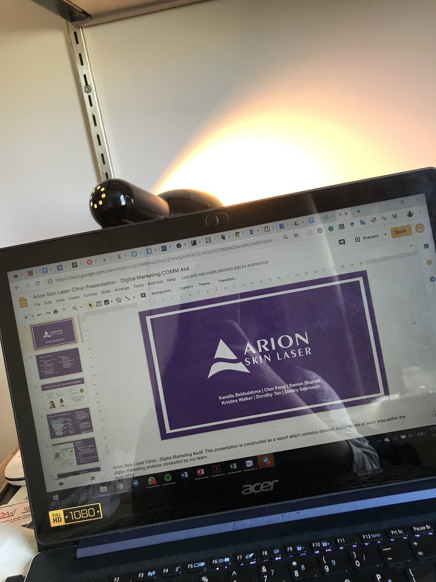 dorotxy's tweet photo. Glad to have been given the opportunity to analyse a real company’s digital marketing strategies. Done with this presentation! #COMM464 https://t.co/01rODV7nJi