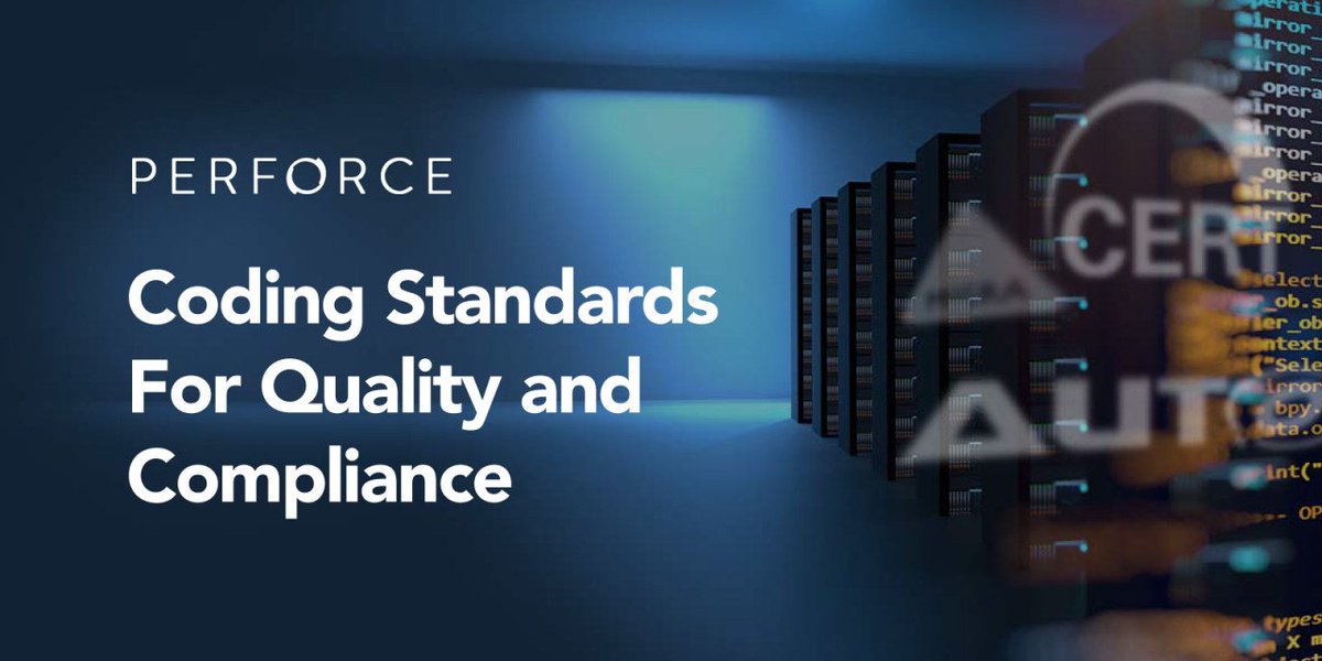 perforce's tweet image. Every development team should use a coding standard. Here’s why &amp;gt;&amp;gt; bit.ly/2IALuLc

#codingstandard