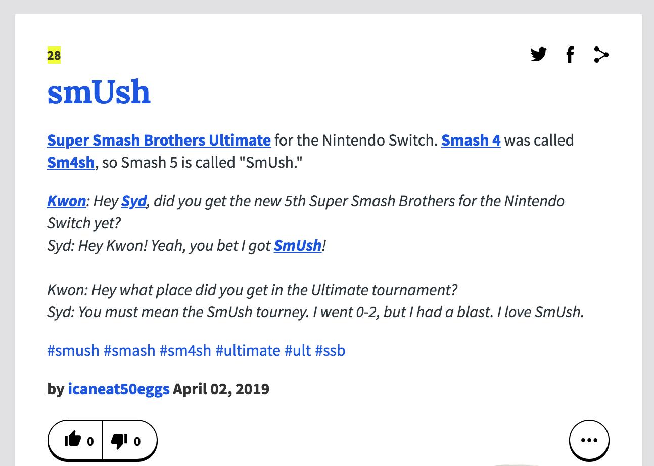 Smush meaning sale