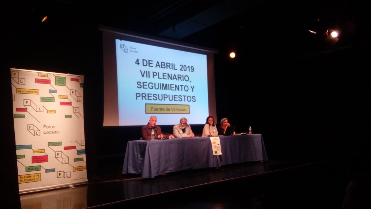 Trabajo conjunto y ganas de seguir haciendo barrio, hoy en el VII Plenario de #ForosLocales de <a href="/JMDpvallecas/">Puente de Vallecas</a>. ¿Quieres conocerles más? foroslocales.madrid.es/puente-de-vall…