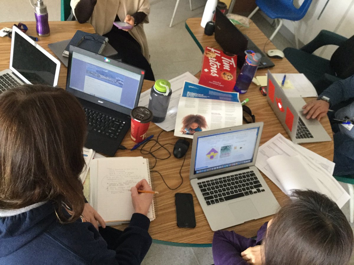 shyde14's tweet photo. The @wp_panthers #CookBTC teachers setting goals for next steps. Mindful Math Moments (M^3!) (copyright pending ☺️)here we come! @LizCookPDSB @mangat_prabhjot @M_Leung114 @me_gusta_math @MrBretCarr Learning together to reach farther @pgliljedahl https://t.co/9v1SvkJ4x9