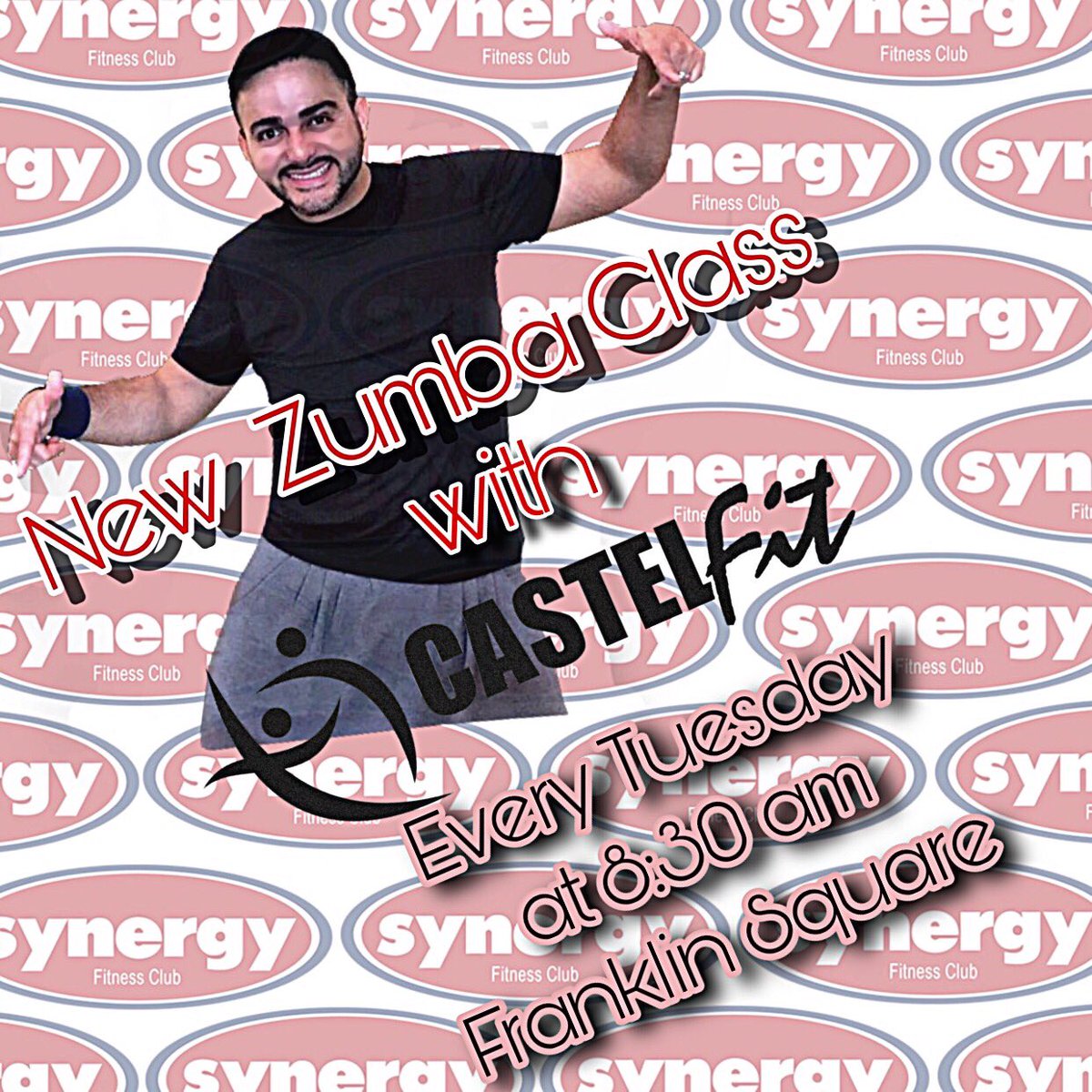 henrycastel's tweet photo. ⬇️⚠️⬇️ATTENTION PEOPLE⚠️⬇️⚠️⬇️
.
.
Next week I will start with a new class every Tuesday at 8:30 in the morning at @synergyfitnessfsq .. I will wait for you..💃🕺👯‍♂️
.
.
#zumba #castelfit #class #newclass #franklinsquare #synergyfitness #zumba #castelfit #fitness https://t.co/otE0Ooxb4W