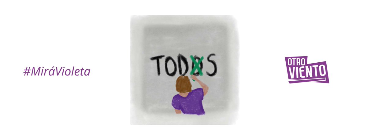 OtroVientoMedio's tweet photo. Nuevo #MiraVioleta // Nosotrxs, vosotrxs, ellxs
#LenguajeInclusivo
El lenguaje cambia, muta, se transforma con nosotrxs, porque es en parte expresión de esto que somos, fuimos y queremos ser
👉👉https://t.co/9F4aBMKYTC
@EscrituraFem @RAEinforma @EsiComando @TortasBarrioFOL https://t.co/yzNssOzvCj