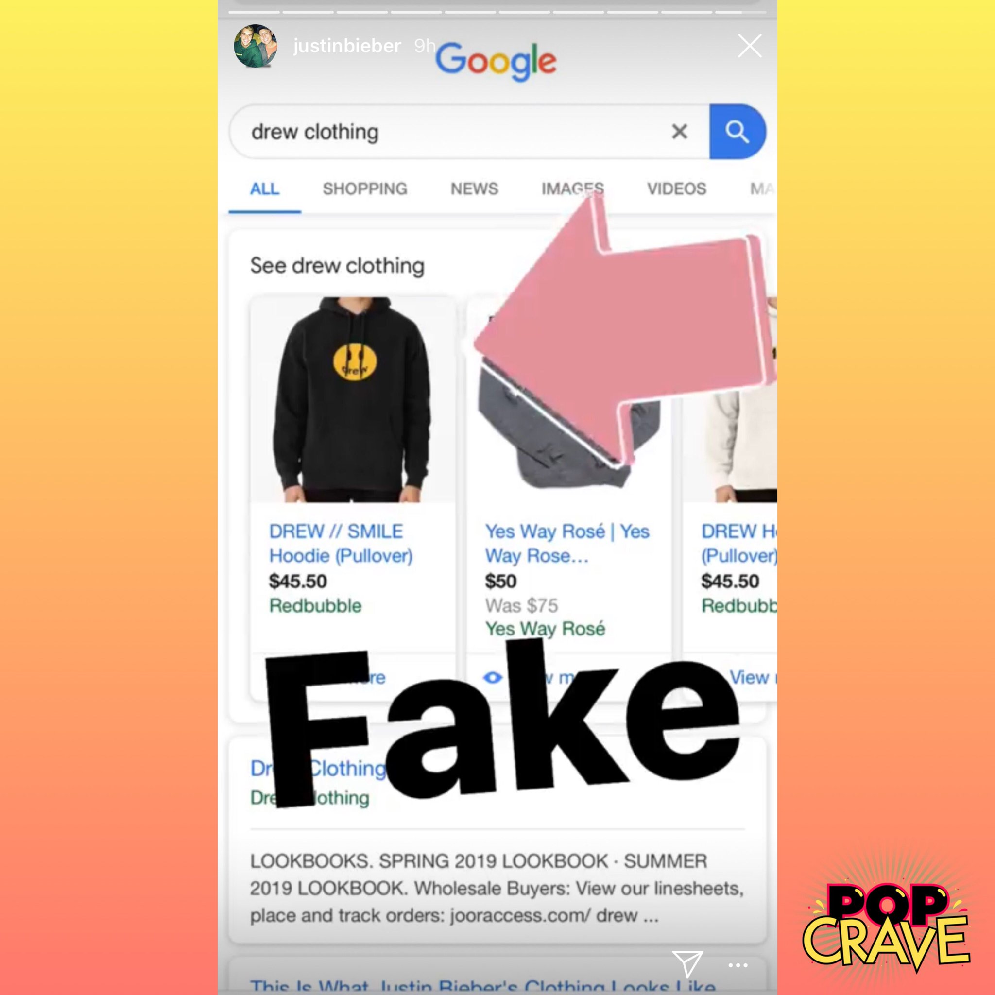 Pop Crave on X Justin Bieber s Drew House knockoffs removed from online retailer after he called them out on Instagram. https t cIJ5DpR3Rp X