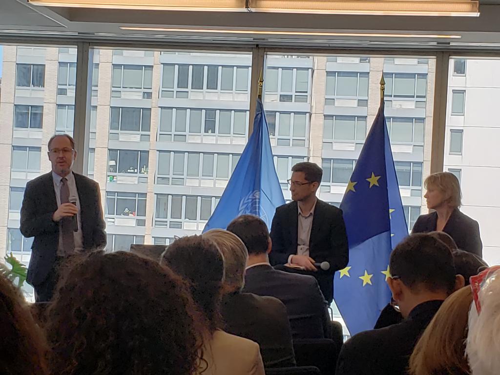 MikeGyula's tweet photo. Transnational justice: Rising trends, opportunities and challenges. Useful meeting at EU Delegation. How to enhance synergies among #humanrights, #sustainablepeace, #CTmeasures, #accountability and #internationallaw. It was agreed that there is no peace without #justice. https://t.co/C82RkITXh9