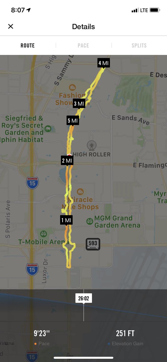 TimOlsonSF's tweet image. The Strip - one of my favorite places to run #TechCon19