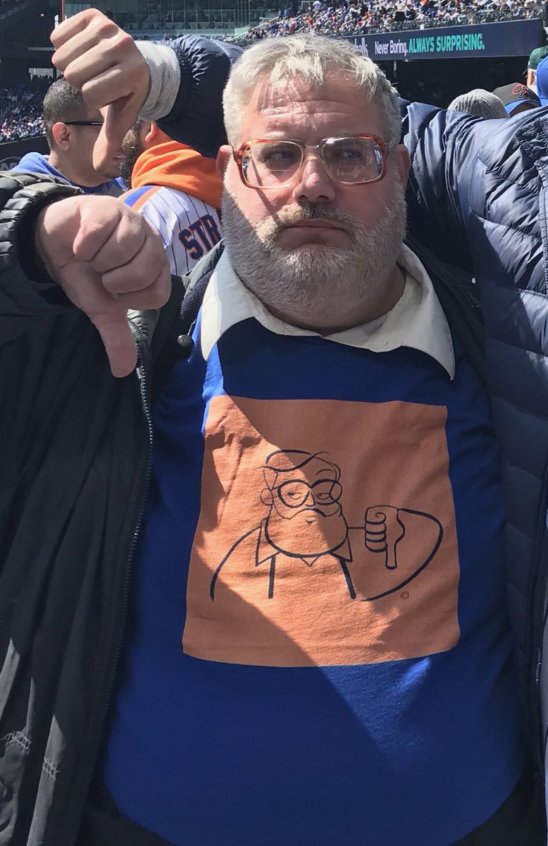Darren Rovell on X: The “Thumbs Down Guy” is at the Mets game