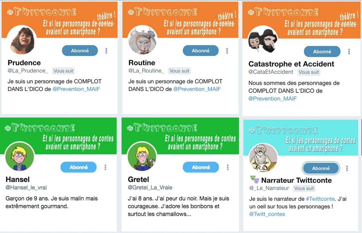 🎭TEASER🎭
Avant de vous raconter [demain!] les coulisses du complot dans le #Twittconte entre @Prevention_MAIF <a href="/Twitt_contes/">🎭TWITTCONTE</a> &amp; l'association <a href="/TwicteeOfficiel/">TwictéeOfficiel</a>, il est temps de relire le formidable travail des <a href="/mala6_e/">Mala6se</a>🎓&amp; <a href="/tchoulelacroix/">Christelle Lacroix</a>
➡️bit.ly/TwittComplot⬅️
Bonne lecture !