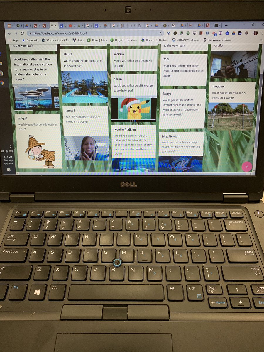 knelanewton's tweet photo. Would you rather complete this dry workbook page in isolation or collaborate with other Ss in real time on a @padlet wall while you work your way through a #WouldYouRather  choice writing #HyperDocs ?  #noworksheetmonth https://t.co/qOpt9xakdF