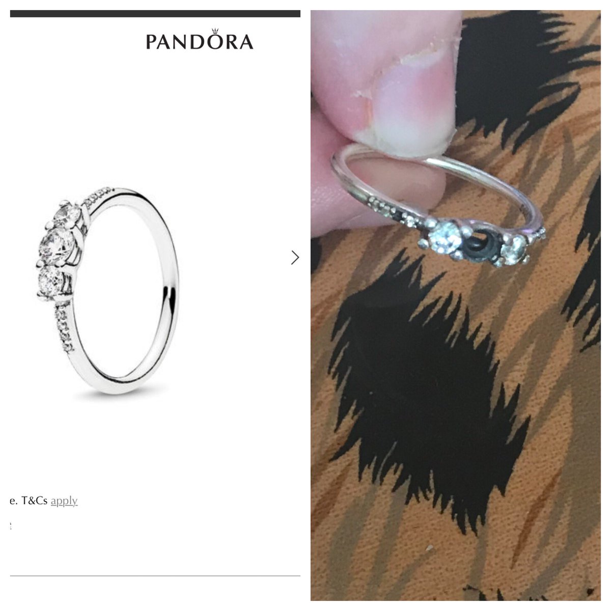 DollysSewing's tweet photo. @PANDORA_UK shame on you. Less than 1 month one and you refuse to repair this bought as a #pushpresent for a young #mum #notimpressed #faulty #poorcustomerservice #purchasedinstore #warrington https://t.co/672AP9KxKP