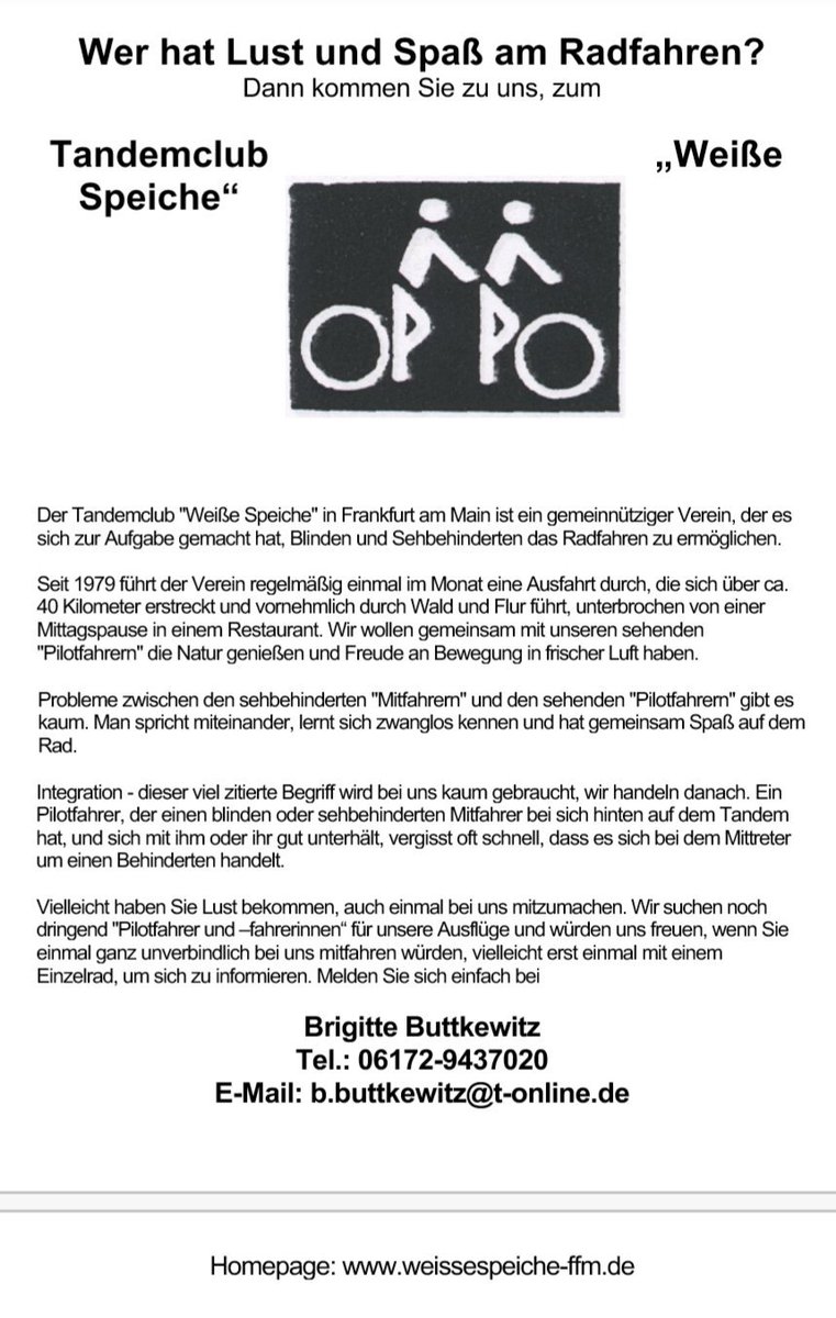 ffm_wei's tweet photo. 2 Pilotinnen/Piloten werden für die Tour am 14 April noch gesucht. Hier weitere Infos https://t.co/GChyISGWOA