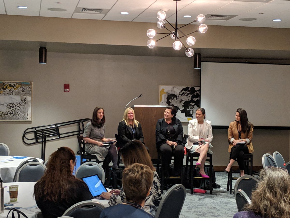 Exciting panel #HappeningNow at #MOSummit: Women Leaders Tell Their Stories About Power and Persistence with Jennifer Kenning of <a href="/AlignImpact/">Align Impact</a>, @kristyawallace of <a href="/EllevateNtwk/">Ellevate Network</a>, <a href="/Gnelund/">Gloria Nelund</a> of <a href="/TriLinc/">TriLinc Global, LLC</a>, Alexandra Cooley of <a href="/GreenworksLend/">Greenworks Lending</a>, and Tania Carnegie of Impact Ventures.