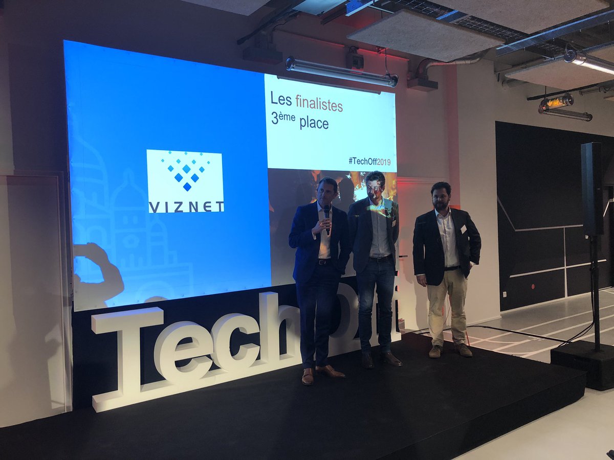 Orange_Csltg's tweet photo. [#TechOff2019] Viznet, système de ciblage de la publicité #TV élue 3ème #startup de cette 2ème édition 🙌 https://t.co/qs29N1e7HH