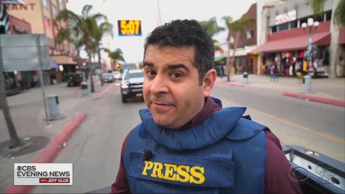Ryan Saavedra On Twitter This Is Cbs S Omar Villafranca Reporting From Tijuana For Last Night S Cbs Evening News H T Curtishouck
