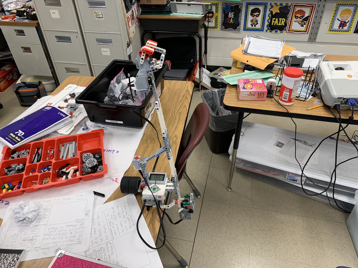 KMcCray85's tweet photo. Drop Tower Success!! 5th Grade Ss @EasternWCPS determined velocity by computing v=d/t! Based on their results Ss will be editing their posters to demonstrate growth in their understanding! #wcpsmd #StemasAProcess #engineermindset  #5thgraderocks https://t.co/6PN1EtO0gJ