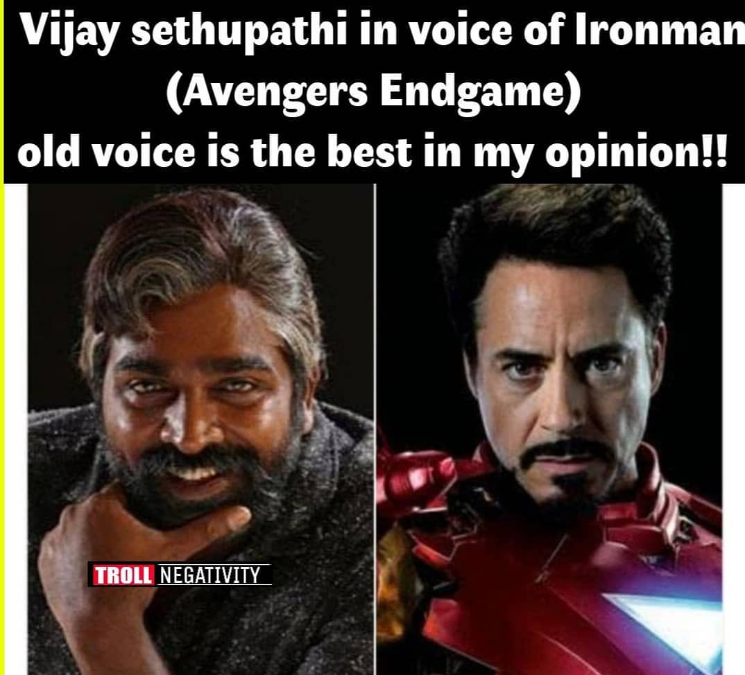 Janan772's tweet photo. @ARMurugadoss #VijaySethupathi #MARVEL #Marvelindia marvel fans ah neenga varutha pada vakkiringa intha character ku unga voice set agala........ https://t.co/Vscwpu6LAO