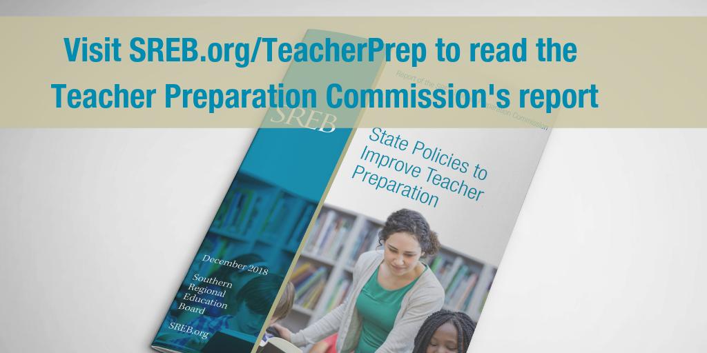 srebeducation's tweet photo. Join our April 16 webinar, Rethinking State Teacher Licensure Requirements 
Explore SREB's #teacherprep commission recommendations, learn about non-test measures, and hear how North Carolina is moving forward. https://t.co/ZR7ZT220FT https://t.co/fb2vyzwpoY