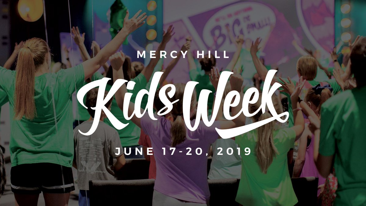 mercyhillnc's tweet photo. Summer will be here before you know it, and at MH, summer means Kids Week! Mark your calendars, and plan your vacation time to join us for the best week of the summer! #MHKidsWeek will take place June 17-20 from 9 AM – 12 PM. Be on the lookout for our Kids Week site coming soon! https://t.co/P4Y8rD5Wbz