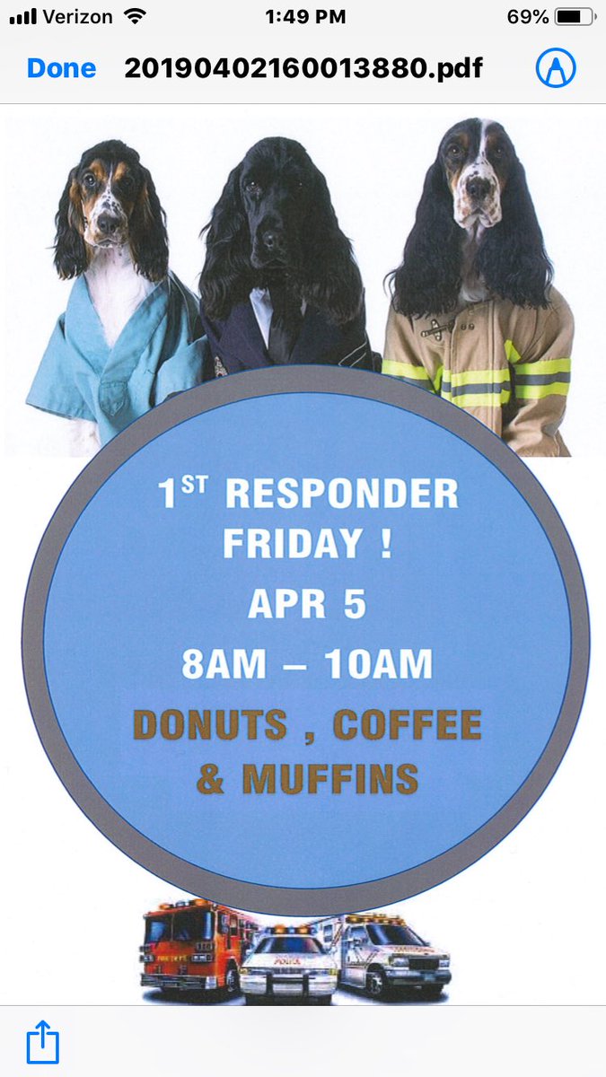 funbankgirl's tweet photo. Calling all #FirstResponders! come by @BankPrairie 151st or college and grab a snack and coffee anytime from 8-10 tomorrow! We appreciate you @OlathePolice @OlatheFire @JOCOSHERIFF #FirstRespondersFriday
#CommunityMatters https://t.co/SuFjB8h29v
