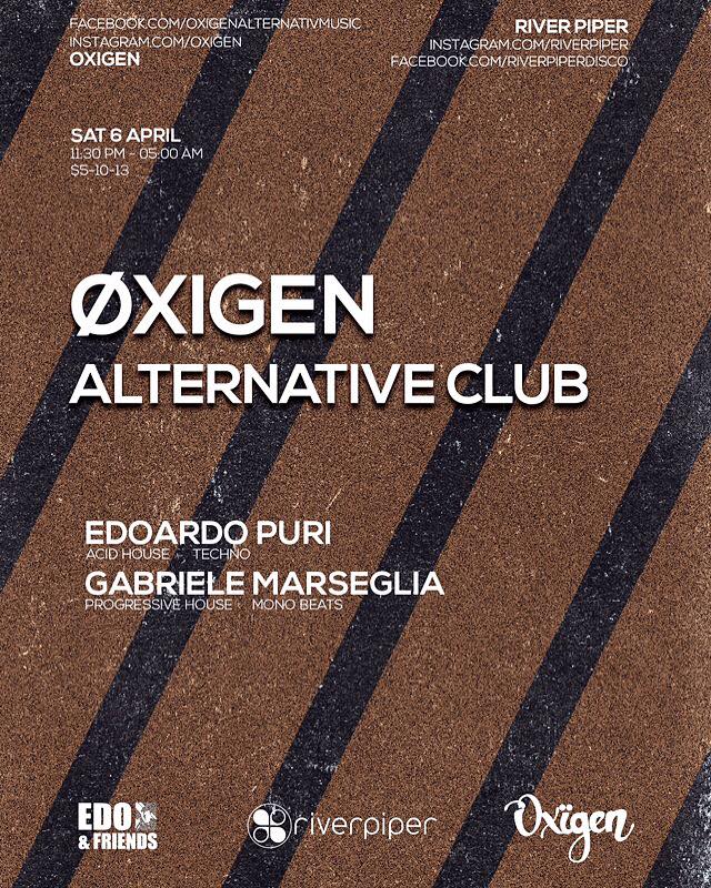 EdoardoPuri's tweet photo. Sabato notte oxigen club edoardo puri djset #techno #music Siamo entrati nel periodo dove la luce del giorno si allunga sempe di  più.... quindi ci sarà da godersi ancor più la notte e che notte....  river piper https://t.co/em4q7inb9A