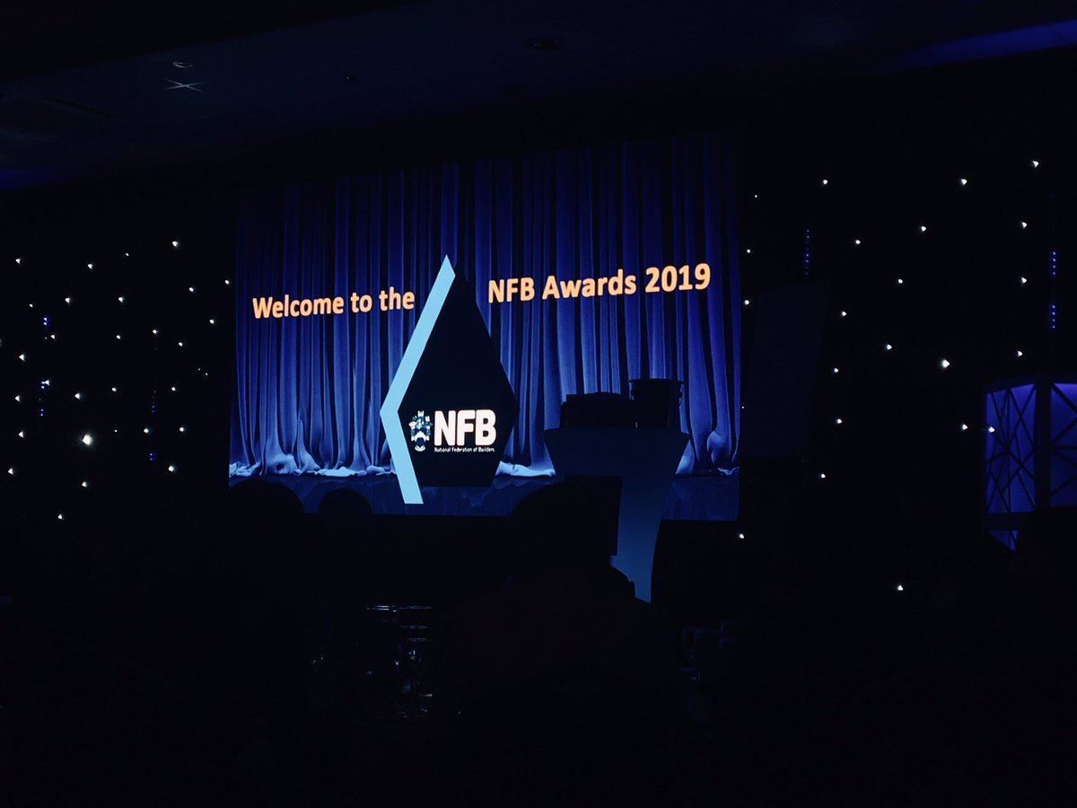 We are currently at the @nfbuilders awards! 🤞🤞🤞🤞🤞#siteoftheyear #employeroftheyear #construction