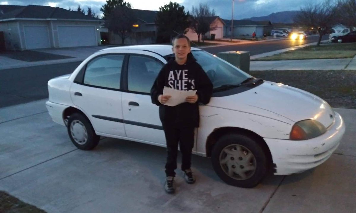 Complex's tweet photo. A 13-year-old boy in Nevada sold his Xbox and did yard work until he saved up enough money to buy his mother a car. 🥇 https://t.co/NMPt3AC1mj https://t.co/yhIt1zvfe7