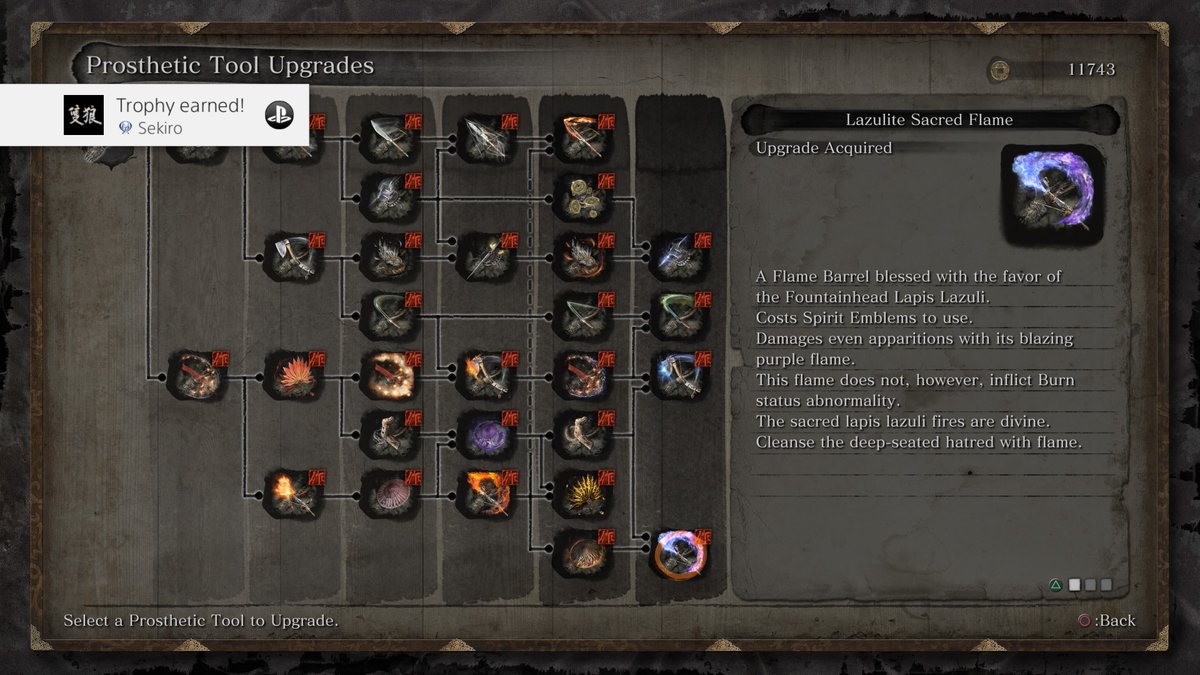 2steppazz's tweet image. Sekiro™: Shadows Die Twice
Sekiro (Platinum)
All trophies have been unlocked. #PS4share store.playstation.com/#!/ru-ru/tid=C…