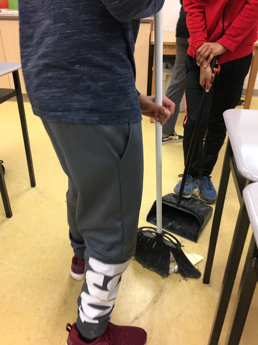 Helping out and cleaning up after everyone is gone <a href="/CoulsonPS/">Irma Coulson PS</a> #WeAllBelong