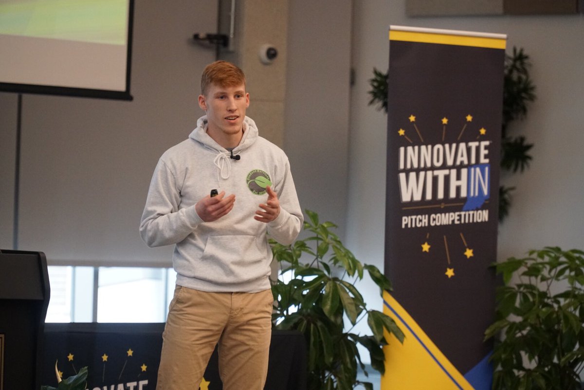 Innovate_WithIN's tweet photo. Student Services, one of the Wild Card winners, is led by students from Wabash High School in @GrowWabashCo. They started a business specializing in lawn care and other services for homeowners in northeast #Indiana. #InnovateWithIN https://t.co/SdG6wowUJ9