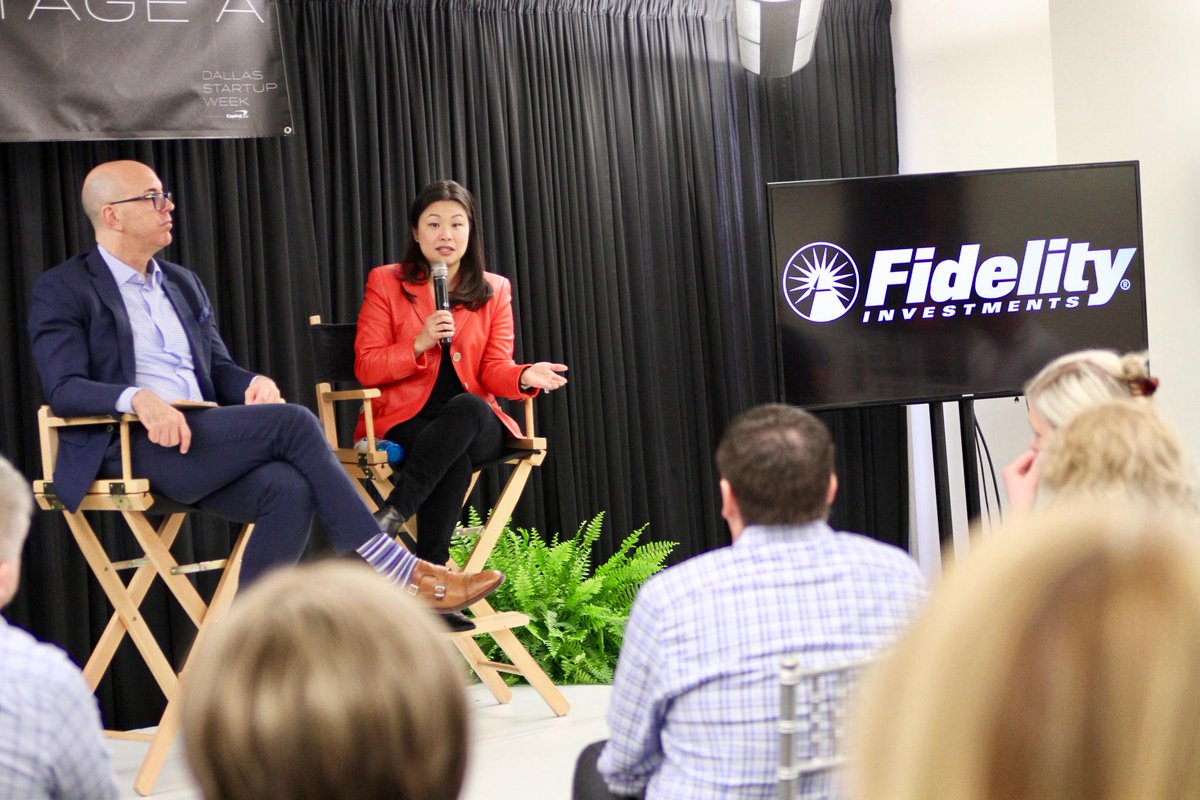 FidelityJobs's tweet photo. In case you missed it - Fidelity's own Sterling, Head of Go To Market @fidelitylabs, spoke at #DSW19 today about what start-ups can learn from large corporations. Join her tomorrow at the “Scaling without Stagnating" panel! #FidelityAssociate #FidelityTX https://t.co/9lNkDR5wUr