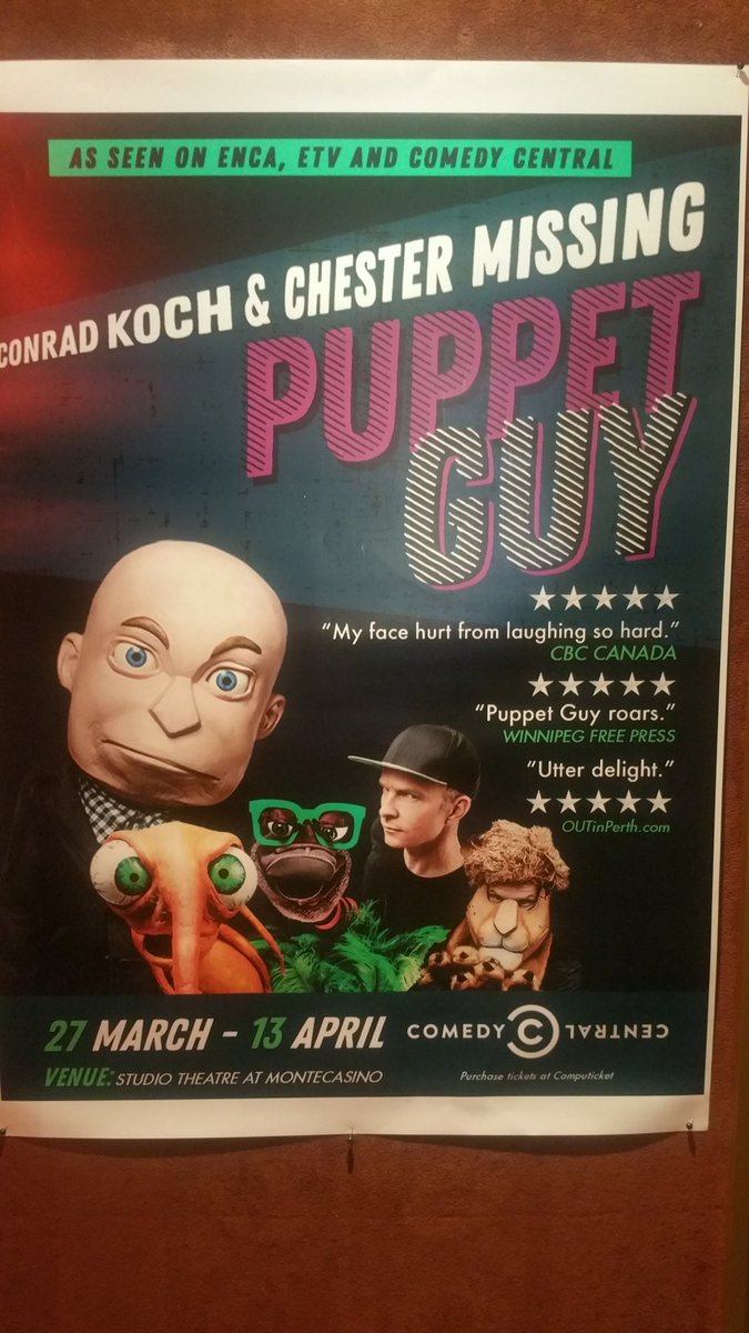 man_ash3271's tweet photo. What a show @chestermissing #PuppetGuy https://t.co/MxdFVGE5tA