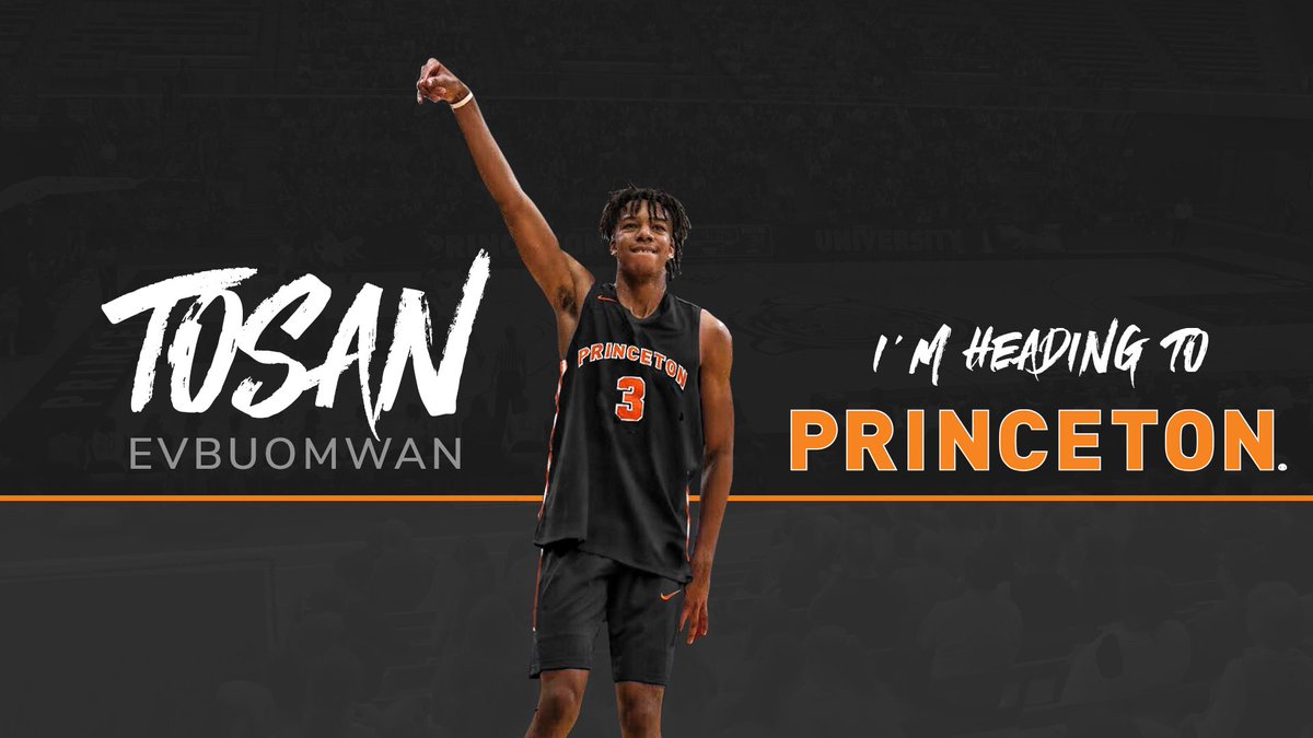 Tosan_Evb's tweet photo. I’m elated to announce that I’ll be attending Princeton University. A massive thank you to everyone that has helped me along the way 🙏🏾🐯 https://t.co/zRzpyq6M9X