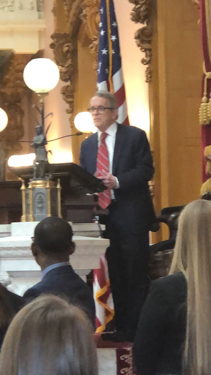 JHSYLA's tweet photo. “Find something to do in life that you have a great passion for”. Governor DeWine sharing wise words with YIG participants as they look to their futures. https://t.co/yLSuk08bUo