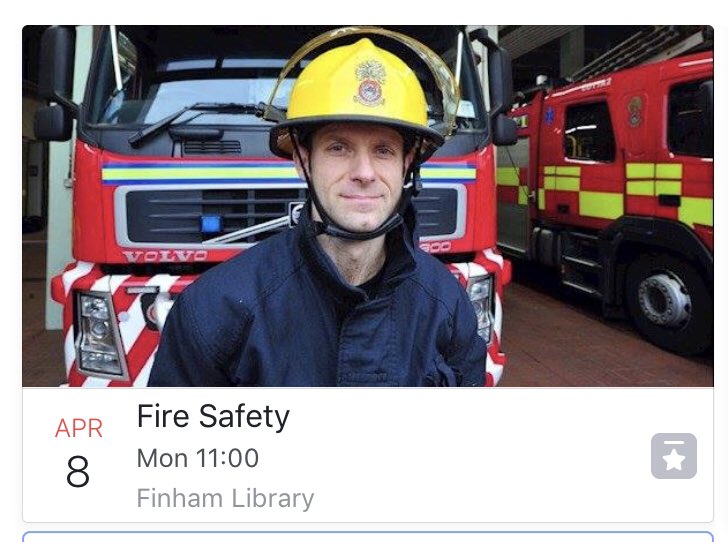 FinhamLibrary's tweet photo. #Safeandsecure #communitysafety #firesafety #covhour https://t.co/RSMShgwNcS