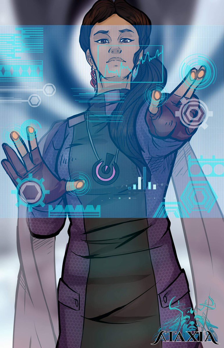 AtaxiaGame's tweet photo. Here we have Kay, Xara, Sable, and Dex all before the cataclysm that would bring them together. They were all chasing their dreams and working toward a brighter future.  All  up in smoke due to Aurora's rage. Would an audience with the goddess offer them a second chance? https://t.co/3tFrNrgy0L