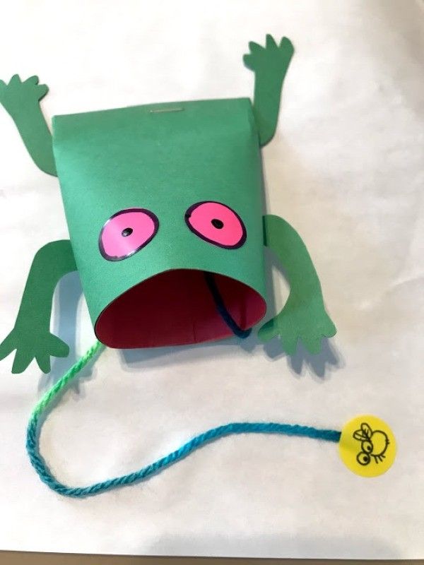 “This is a free, fun and challenging game. You can make one frog, two, or five and make your own rules.
The object of this frog and fly catcher game is to get the string with the fly into the frog's mouth!” buff.ly/2uMwMKY #kidscrafts #thriftyfun #frog