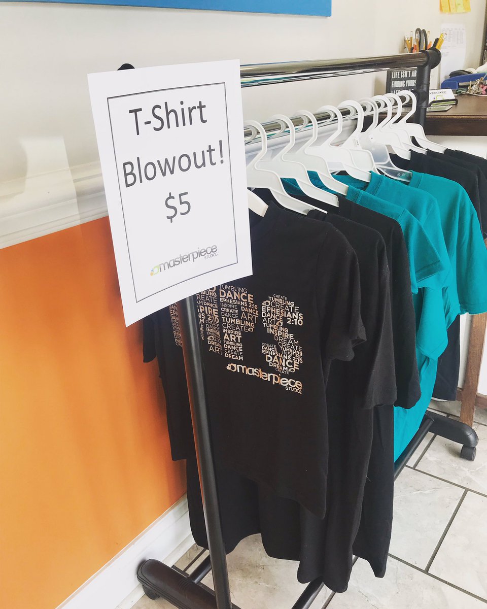 DanceAndArt's tweet photo. It’s T-shirt weather and we’ve got you covered! 🌞👕👚

Register now on our website! ✨link in description✨ 

• @masterpiecestudiosnc •

#masterpiecestudiosnc #masterpiece #dream #create #inspire #dance #art #tumbling #tap #ballet #jazz #modern #hiphop #eph210 https://t.co/SjQRuifidh