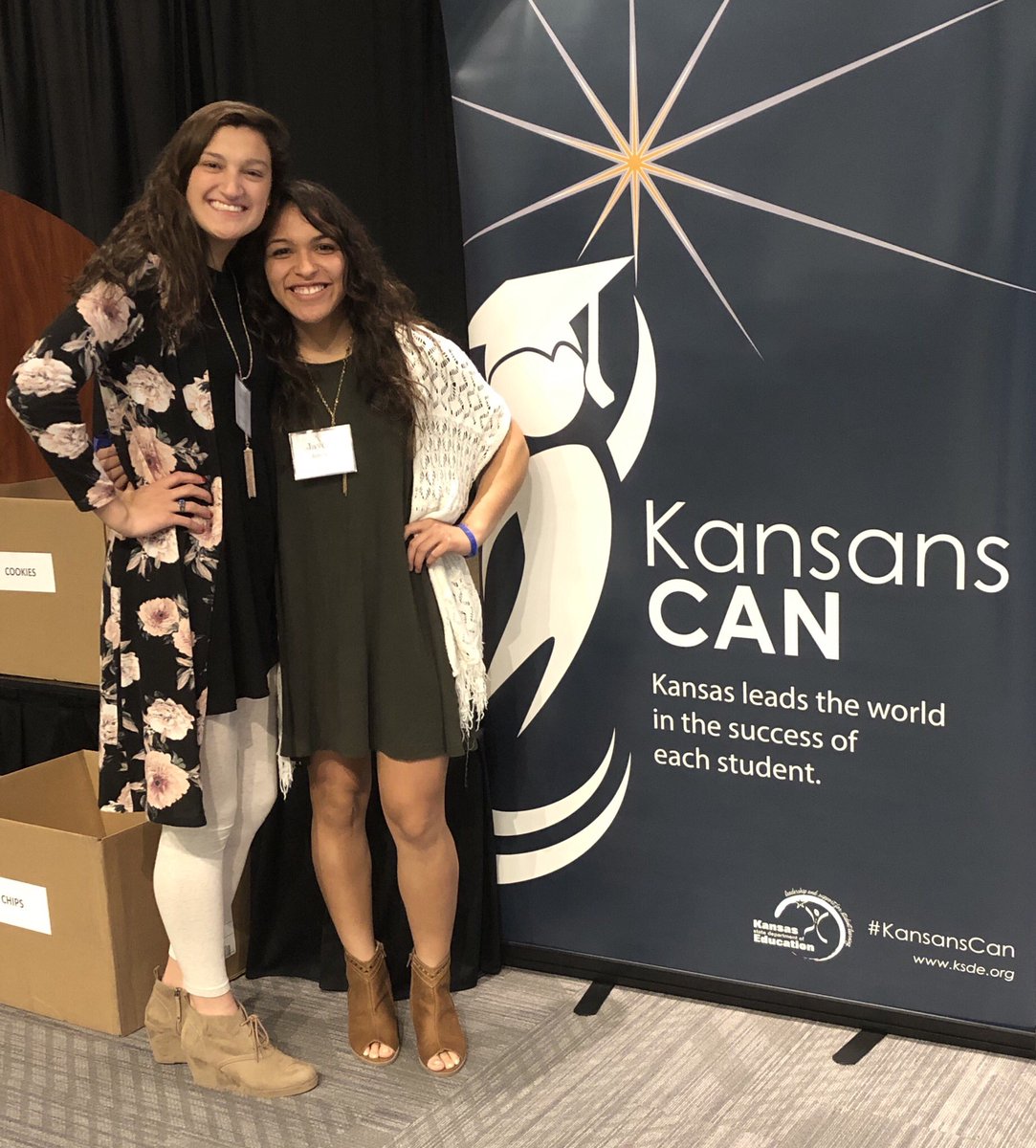 mrsnewmanmath's tweet photo. I’m glad I got to accompany these ladies today to the #KSCivics Engagement Conference! Thanks for representing Oskaloosa Jaycee &amp; Jenna! https://t.co/UpQUSAx74i