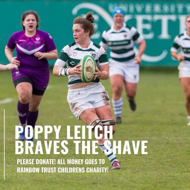 Be part of my BRAVE THE SHAVE by donating to my JustGiving page! All funds go to <a href="/RainbowTrustCC/">Rainbow Trust Children’s Charity</a> , an amazing charity that aims to give terminally ill children a second chance at life. 🌈 justgiving.com/fundraising/po…