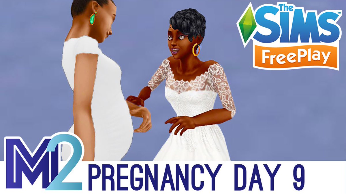 make2tv's tweet image. We finally finished a full walkthrough of ALL 9 DAYS of a Sims FreePlay pregnancy! (whew...) Follow Betty and Pamela on the adventure of their lives! 👰🏽+👰🏾+👶🏾=💖 youtu.be/zWWcLkeziLM