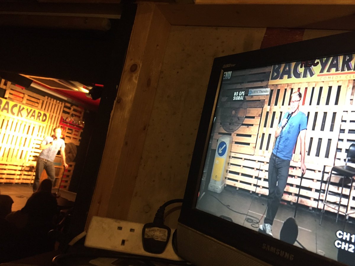 DWhitney's tweet photo. An exciting surprise drop in tonight at ⁦@BYCthursday⁩ from #RussellHoward fantastic #bethnalgreen #standupcomedy https://t.co/kATqSYKJuN