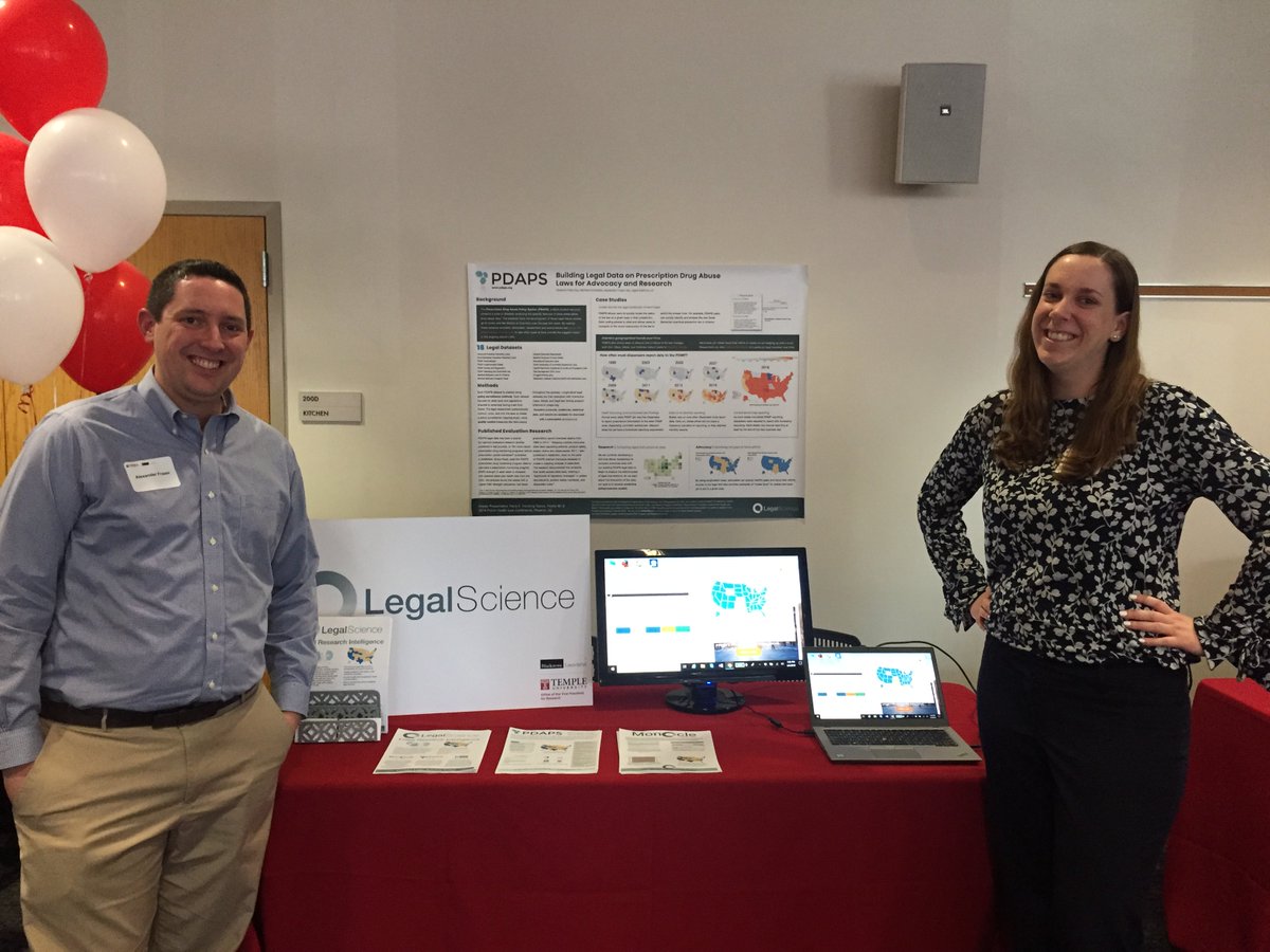LegalScienceLLC's tweet image. Lizzy and Alex are at @TempleUniv participating in VentureFest with other #TempleMade businesses talking about what we do. If you see them, make sure to stop by and say "Hey!"