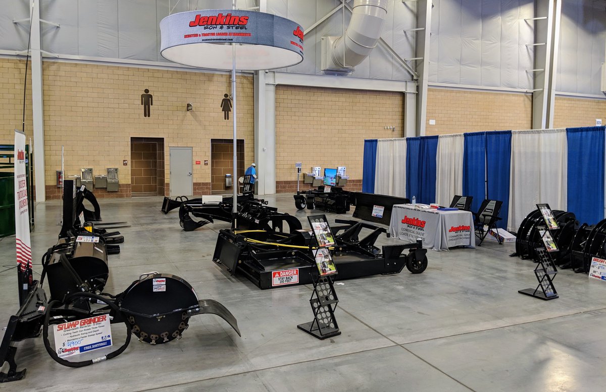 JenkinsIron's tweet photo. Guess where we are.....
Oklahoma City Farm Show!! Come see the attachments in person at booth 7041! #OKCFarmShow #Skidsteer #Attachments https://t.co/sToEGoYNf9