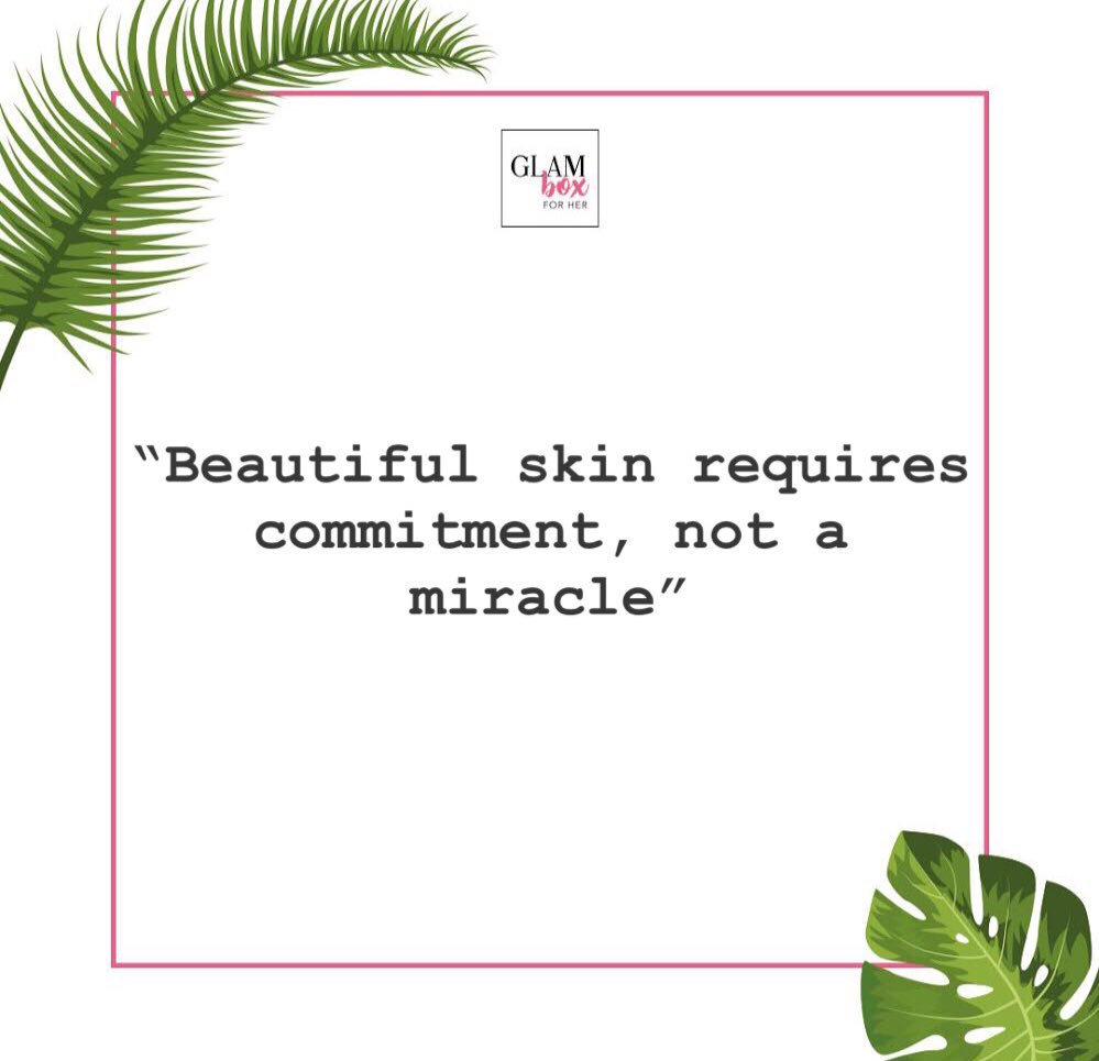 It’s all about committing to your skincare routine! 💁🏻#beauty #skincare
