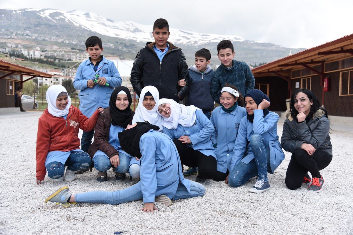 Maysounchehab's tweet photo. Without quality education, Syrian Refugees risk losing their futures! The #UNESCO #Kayany whole school approach in Bekaa is an example, providing positive learning environment, gender empowerment, safe space, food, transportation &amp; community participation. Supported by @KSRelief https://t.co/DHk6eTih5f