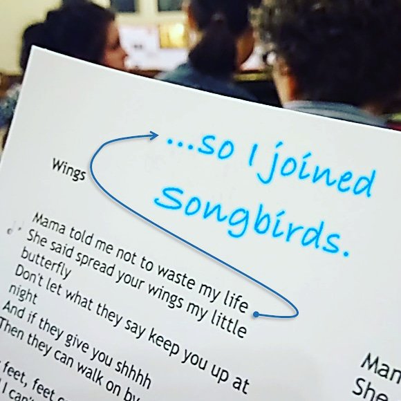 SongbirdsCdf's tweet photo. We are singing Wings by Little Mix this Saturday 6 April 2019, #PROUDconcert, hosted by @SWGMC. Plus: Mon 8 April, 7.15pm is our next TASTER EVENING at URC, 33 Windsor Place. There will be a warm welcome, snacks and... singing! Ymunwch â ni - croeso mawr!
#LGBTQchoir https://t.co/1cjxZVIWOm