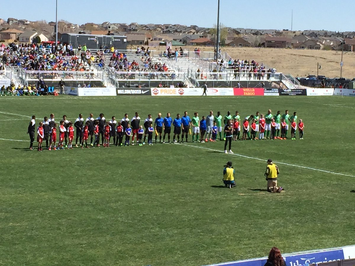 andjasonsays's tweet photo. 4 years ago today, the @SwitchbacksFC played their first ever home game. #TBT #BleedBlackAndBlue #SwitchbacksFC #FSC4Life https://t.co/wRnGjBSGG6
