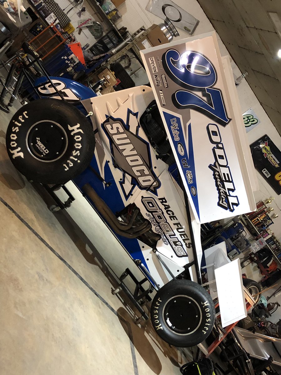 410 is wrapped and looking sharp for first night tomorrow. #bluebeauty #MOWA